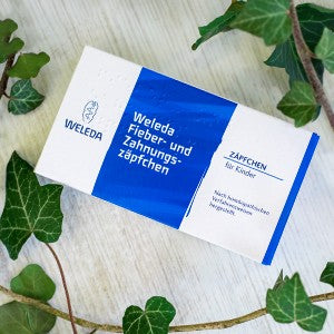 Weleda čípky na horečku a prořezávání zoubků. 10 čípků
