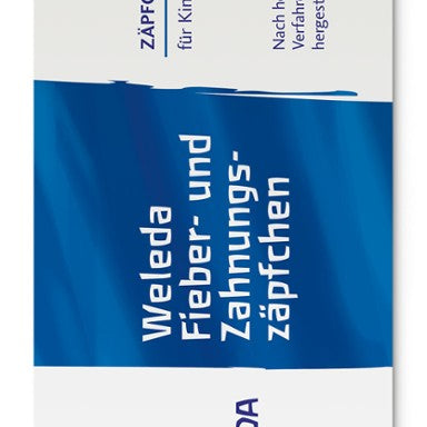 Weleda čípky na horečku a prořezávání zoubků. 10 čípků
